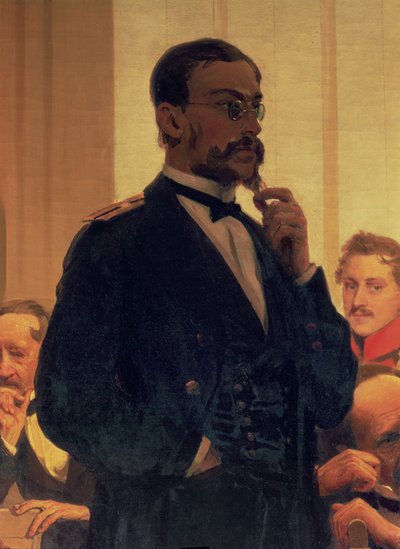 Nikolai Andreyevich Rimsky-Korsakov (1844-1908), from Slavonic Composers (detail) by Ilya Efimovich Repin
